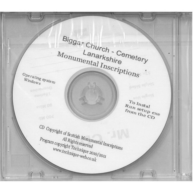 Biggar Church and Cemetery, Lanarkshire CD