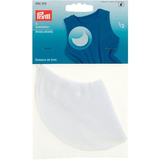 Prym Sous-bras, Gr. 1/2, wit (994205)