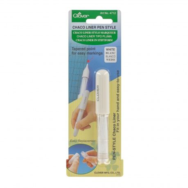 Stylo craie en poudre Blanc