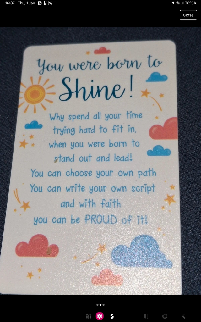 Wallet Card Keepsake