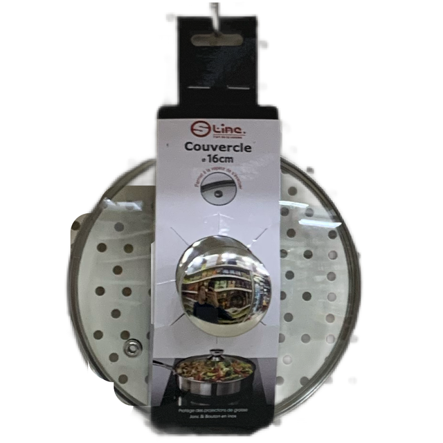 COUVERCLE 16cm en verre-Sline