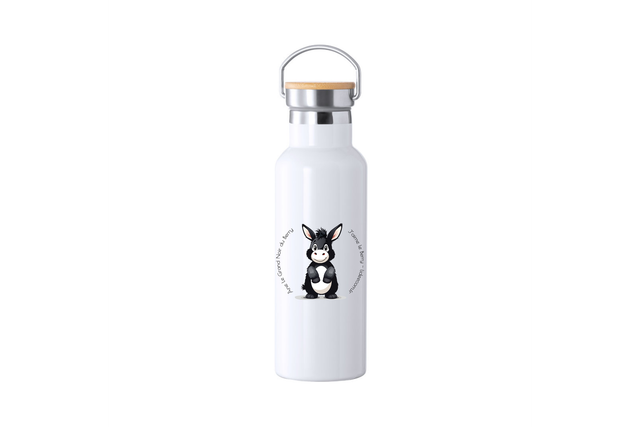 Bidon thermique double paroi 500 ml "Grand Noir du Berry"