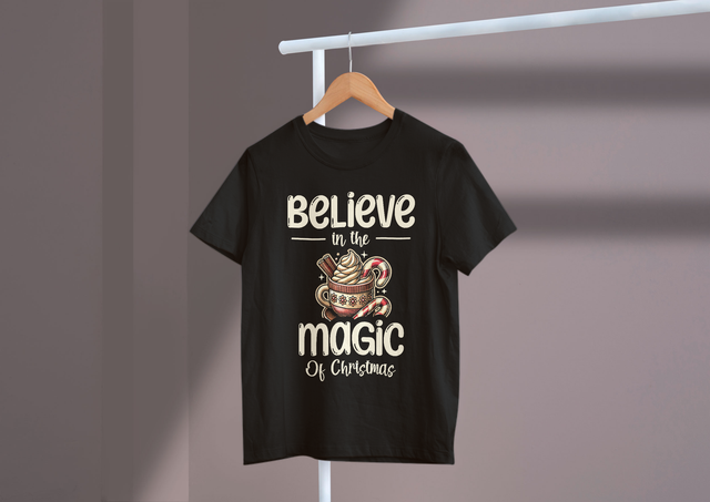 Believe in the magic of Christmas, Holiday Christmas. Glauben Sie an die Magie von Weihnachten, Feiertagsweihnachten