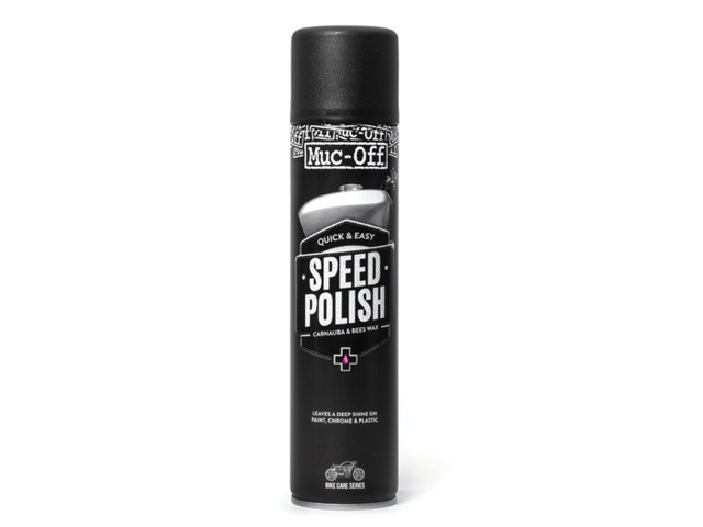  Muc-Off Motorcycle Speed Polish 400 ml – Schnellpolitur mit natürlichen Wachsen