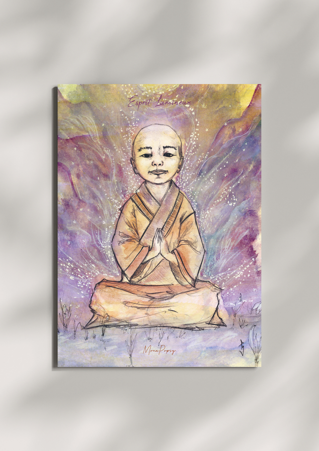 Carte "Esprit Lumineux" - Douceur Spirituelle A6