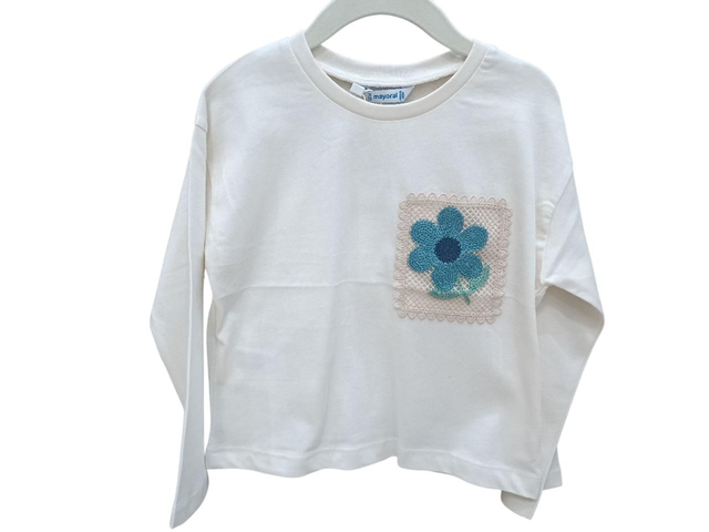 T-shirt poche crochet