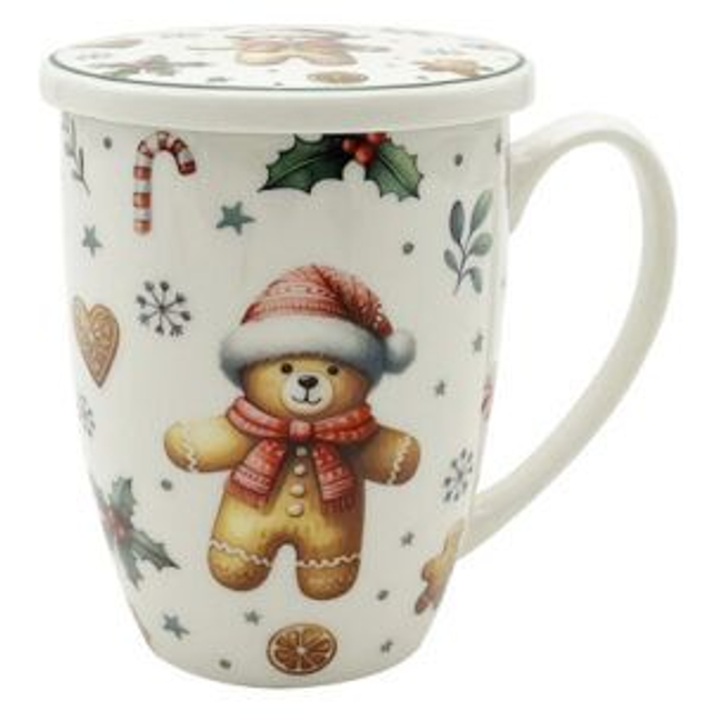 Taza christmas-cuties, porc. 0,35 l. Incluye filtro de acero inoxidable, en caja de regalo. *025