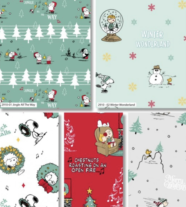 Snoopy Christmas – Peanuts – Fat Quarters