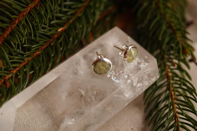 Clous d'oreilles - Sauge