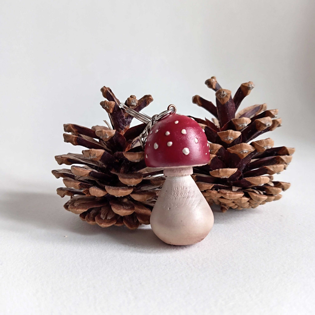 Porte clés amanite tue-mouche