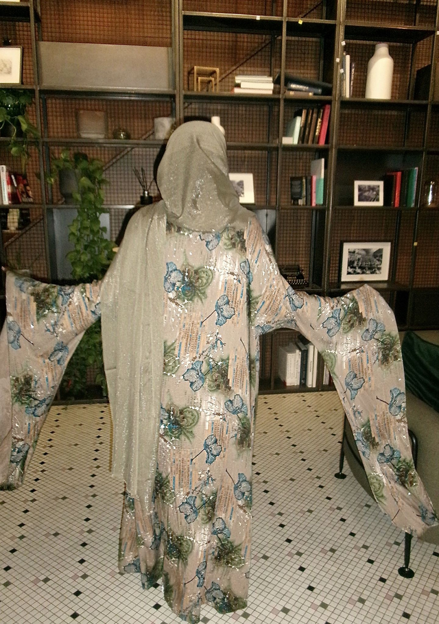 Greige Hana Sakura Scarf