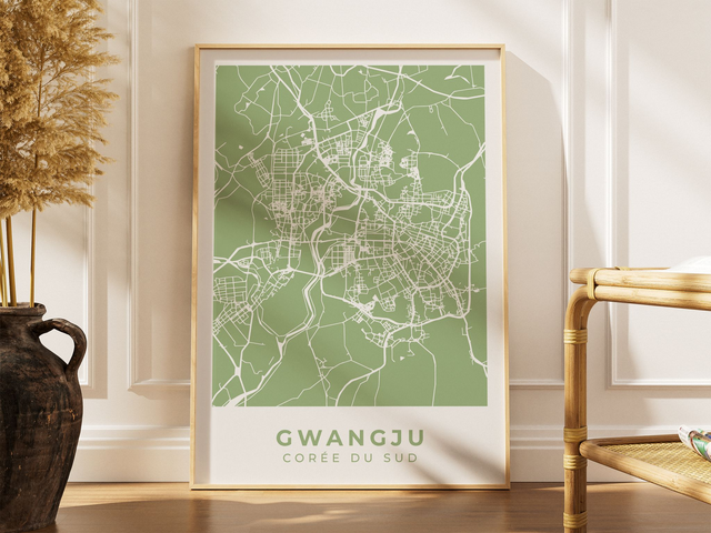 Poster Gwangju - Corée du Sud