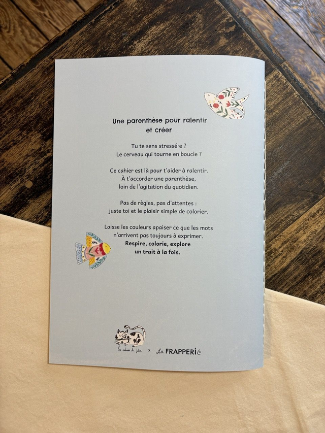 Parenthèse colorée – Cahier de coloriage