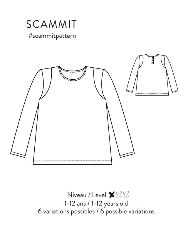 Sweat Scammit 1-12 ans - Atelier Scammit