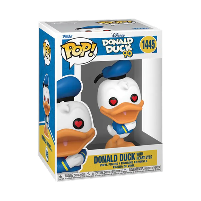 Funko POP Figure Disney 90th Anniversary Donald Duck With Heart Eyes
