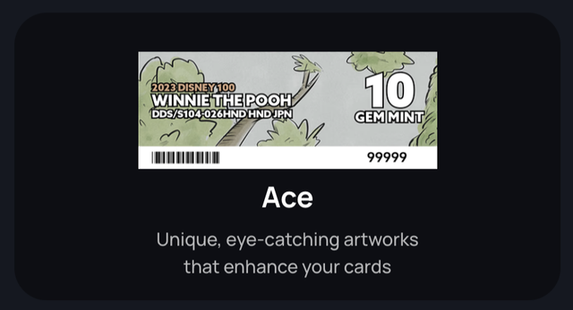 Ace Grading Ace Label