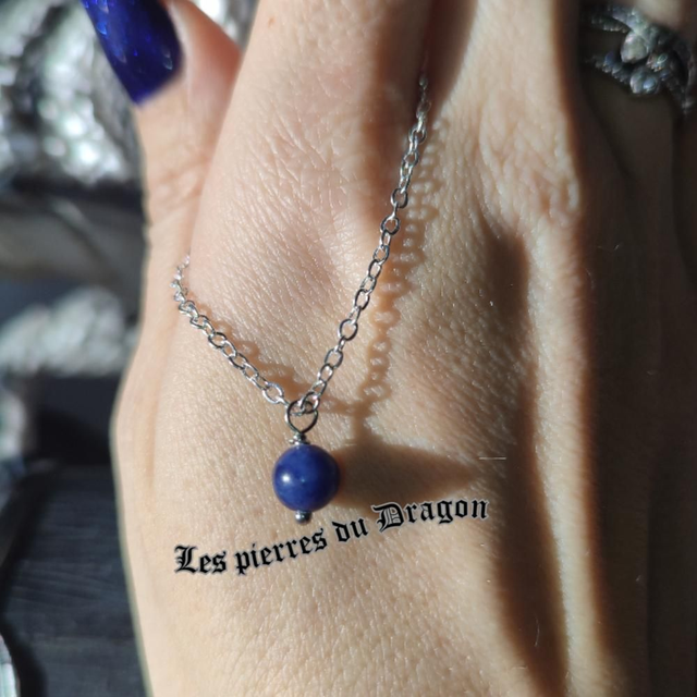 Collier fin sodalite 