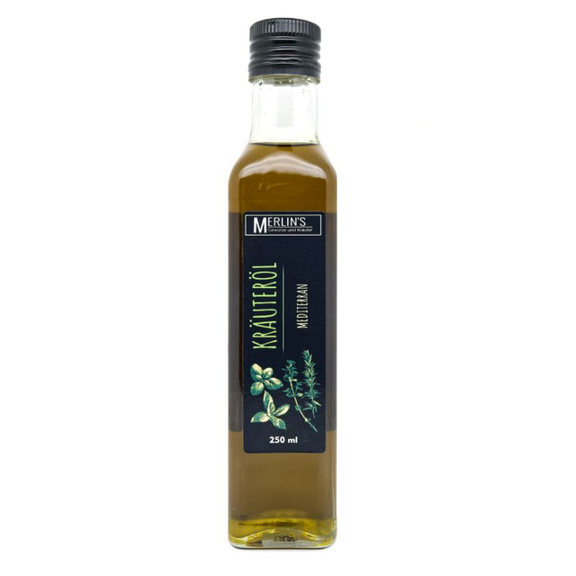 Kräuteröl mediterran, nativ und kaltgepresst 250ml