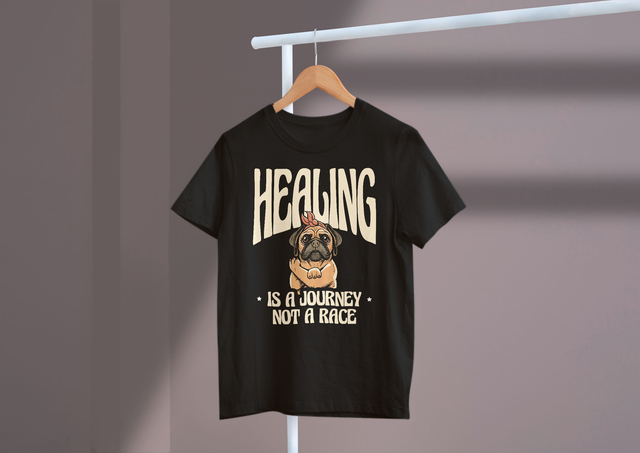 Healing Is A Journey Not A Race Mental Health Recovery Growth. Heilung ist eine Reise, kein Rennen. Wachstum der psychischen Gesundheit
