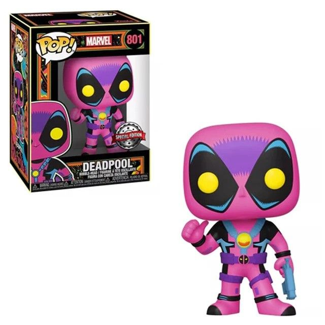 Marvel: Deadpool Blacklight Pop! #801