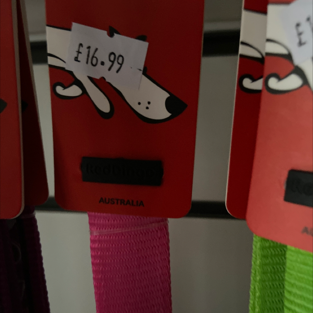 RedDingo plain leashes -large