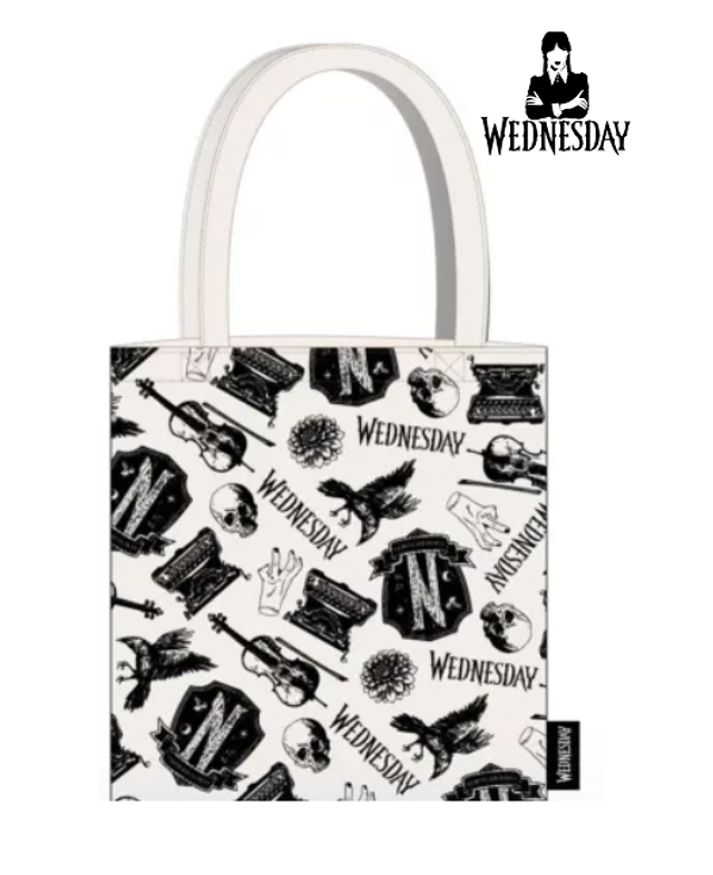 Sac shopping Mercredi Adams 39 CM