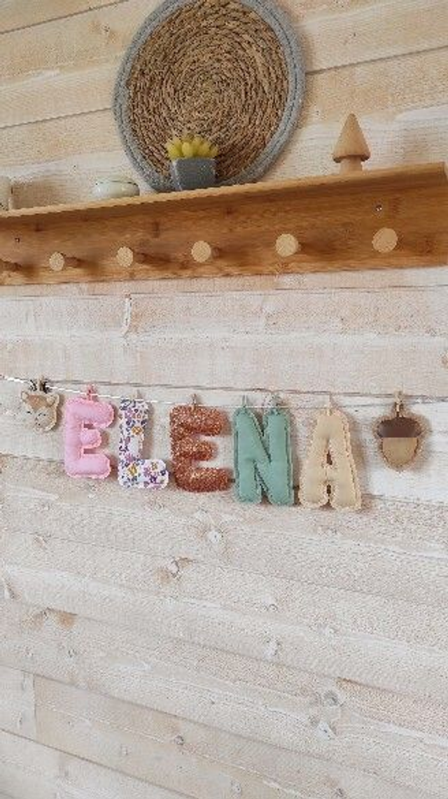 Guirlande prénom modèle ELENA