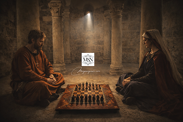 Jeu d'échecs médiéval Bataille d'Hastings 1066