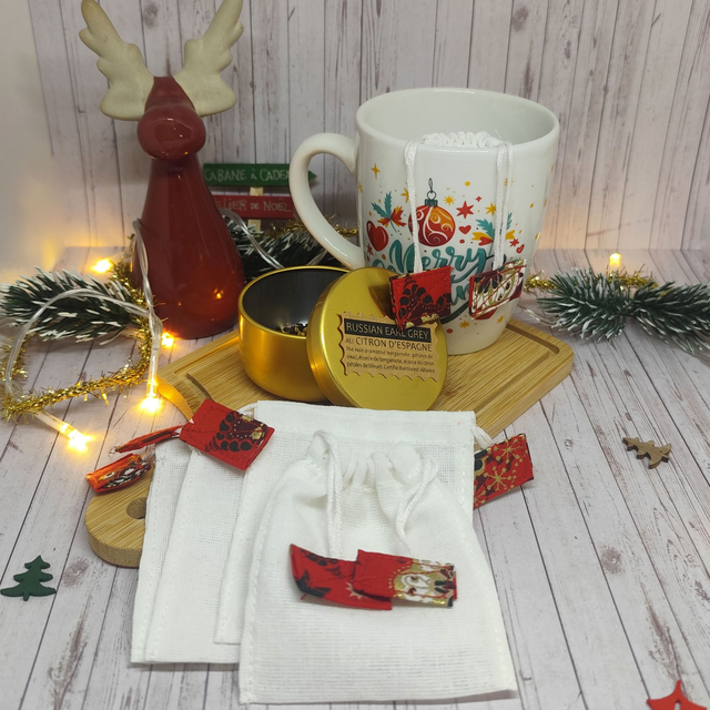 Plateau Pause Thé KĪ HĪNA de Noël