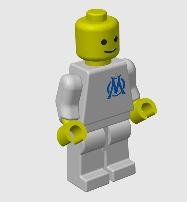 Homme de briques - Supporter de Foot - Personnalisé