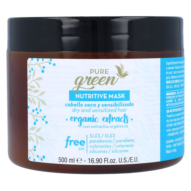 PURE GREEN NUTRITIVE MASCARILLA 500ml