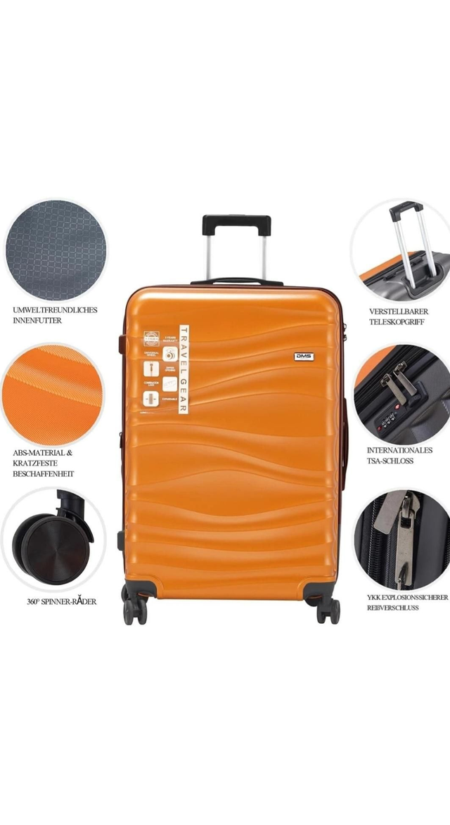 DMS 7 Tag  Reisekoffer Set RK-3700