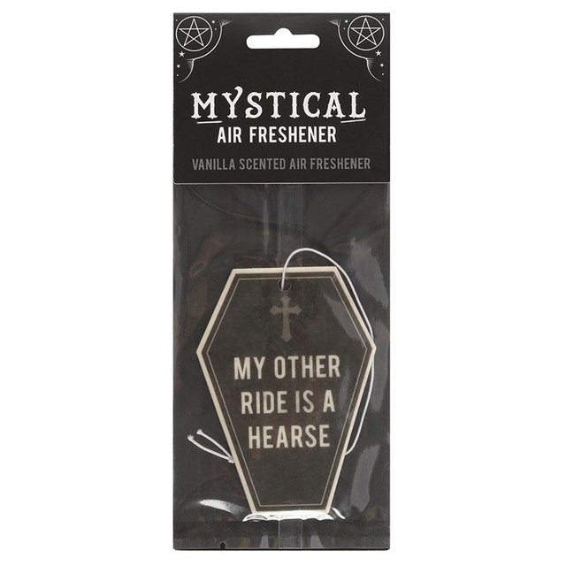 Coffin Air Freshener with Sweet Vanilla Scent