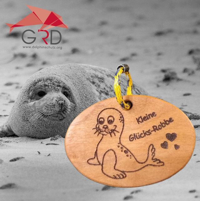 Kleine Glücks-Robbe (Schlüsselanhänger)
