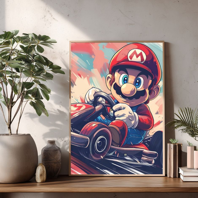 Affiche Mario - Mario kart