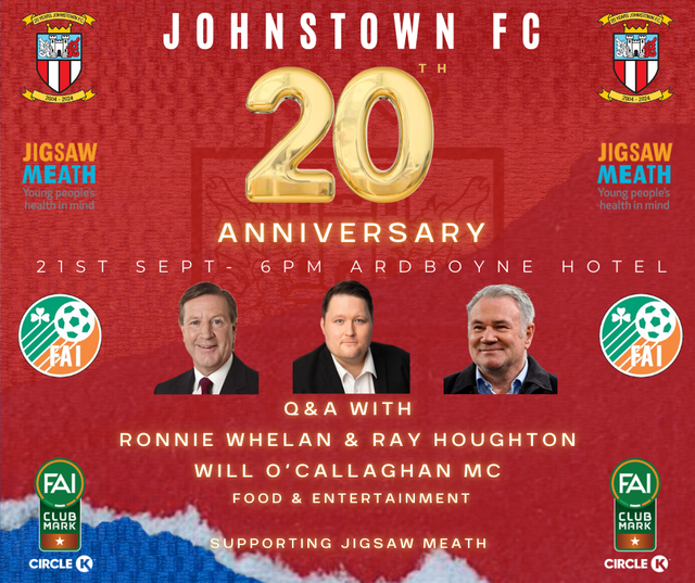Johnstown FC 20 Year Anniversary Celebration - Adult