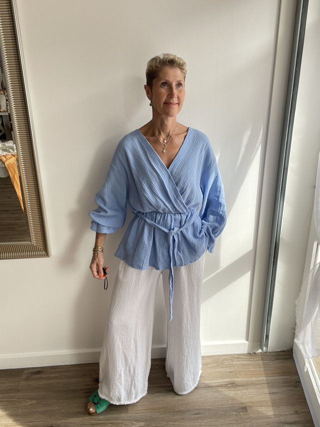 Top bleu