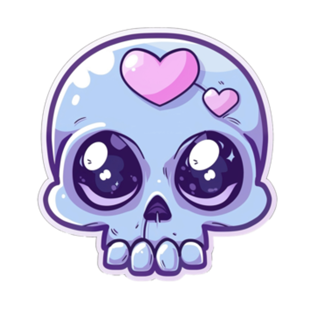 Boucles d&#039;oreilles Crâne 