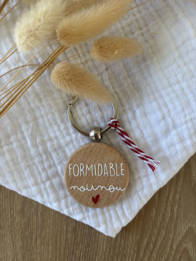 Porte-clés - Formidable nounou 