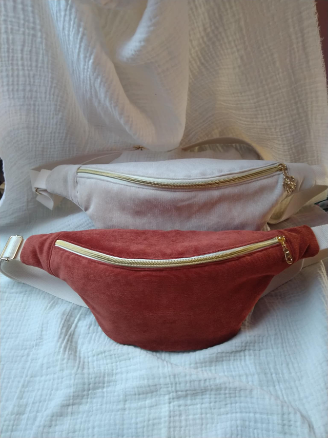 Sac banane Cognac