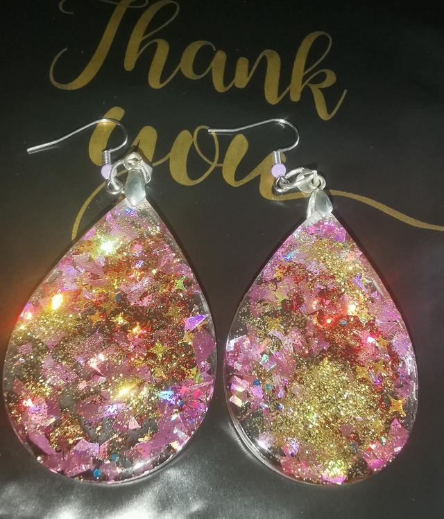 Boucles d'oreilles étincelantes