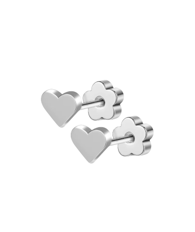 Heart Mini Comfort Back Studs