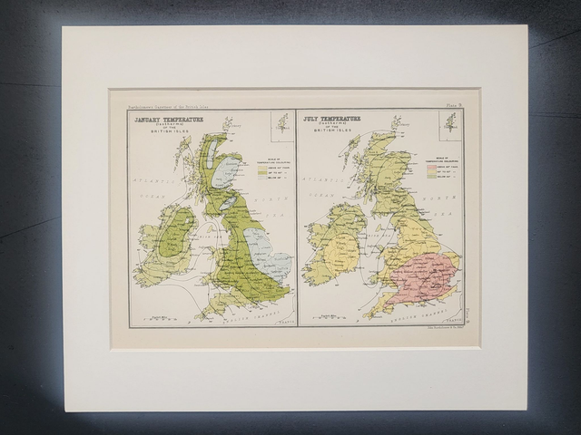 British Isles - Temperature (January and July)