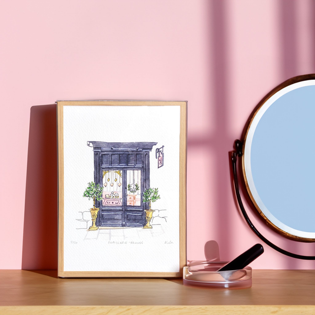 Jewelry Shop, Rennes – Romantic French Art Print