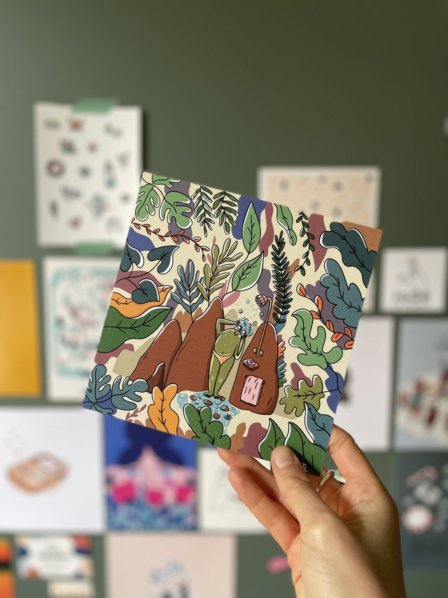 Illustration - Douche d’une grenouille