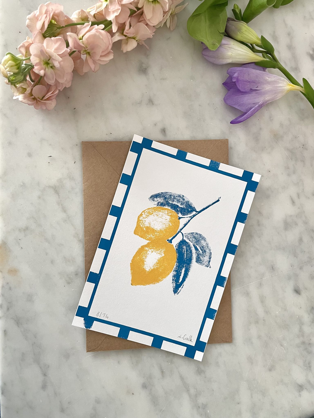 Carte postale, Citrons