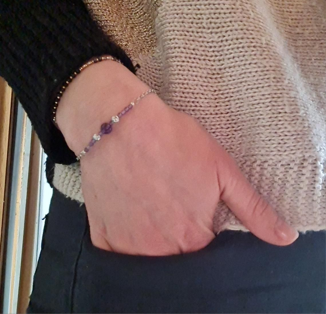 Bracelet améthyste