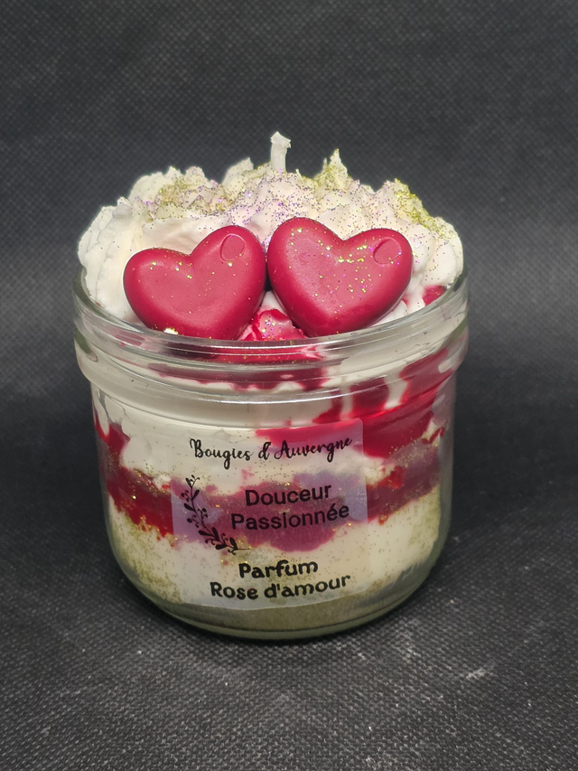 Bougie Douceur Passionnée Parfum Rose d’amour