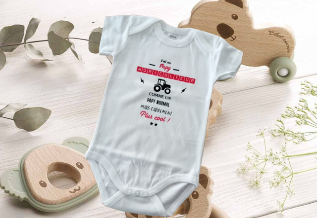 Body personnalisable "AGRICULTEUR"