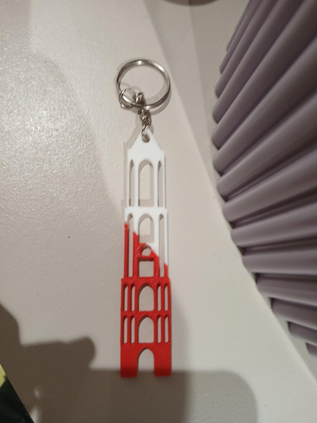 Domtoren sleutelhanger 